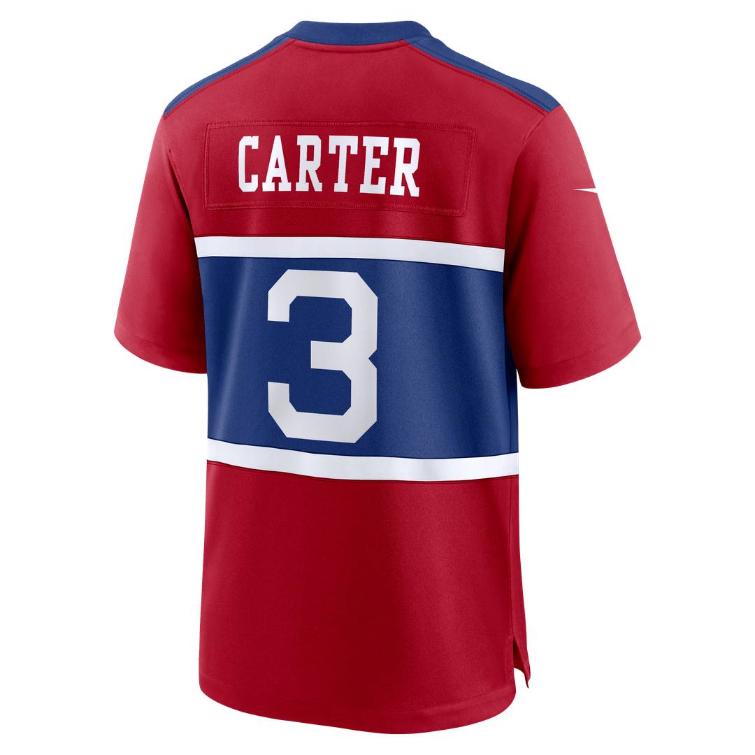 Abdul Carter New York Giants White Game Jersey