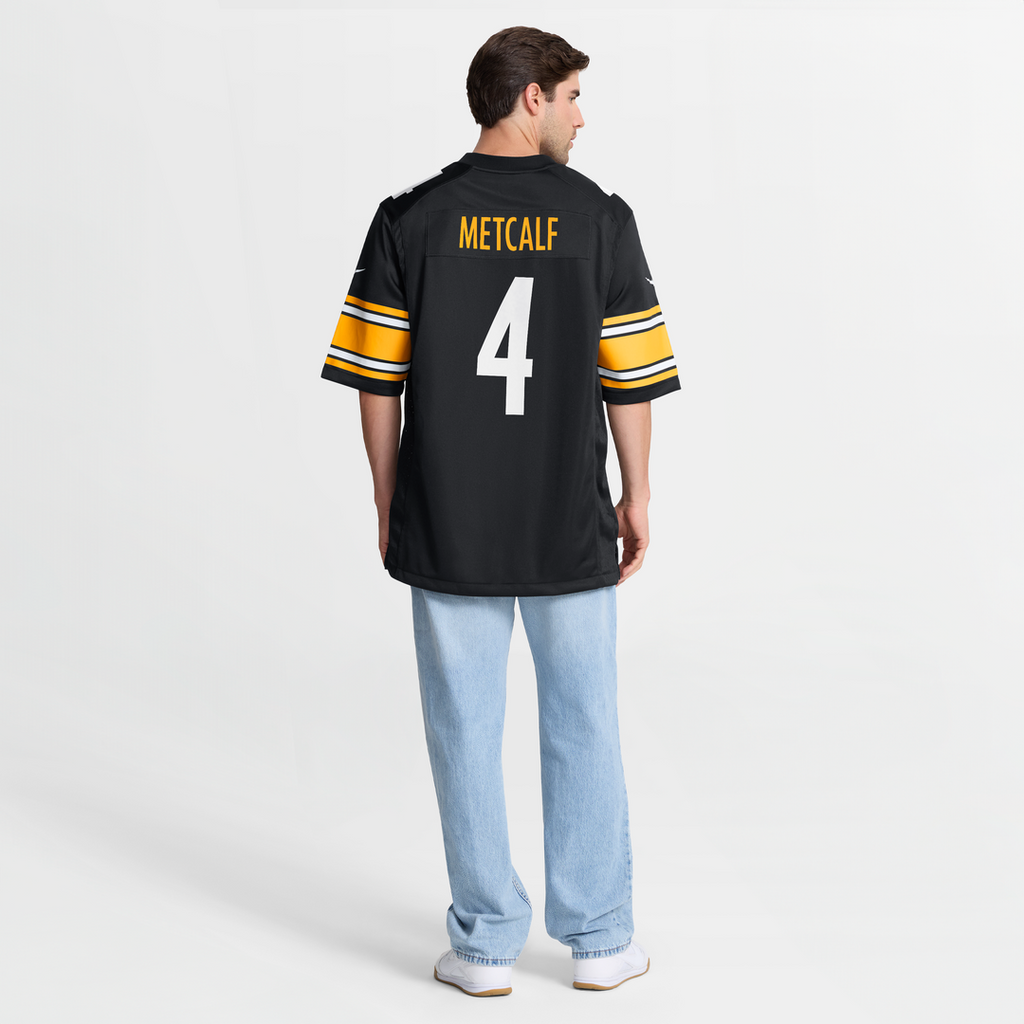 DK Metcalf Pittsburgh Steelers Gold Alternate 1933 Throwback Game Jersey