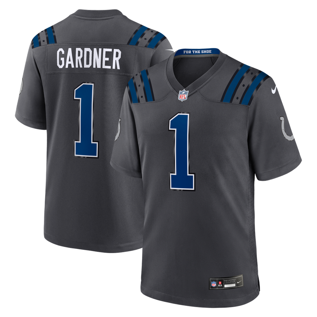 Ahmad Sauce Gardner Indianapolis Colts Anthracite 2026 Rivalries Collection Game Jersey
