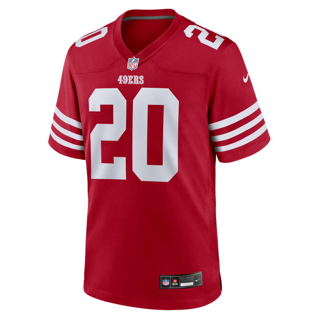 Upton Stout San Francisco 49ers Scarlet Team Game Jersey