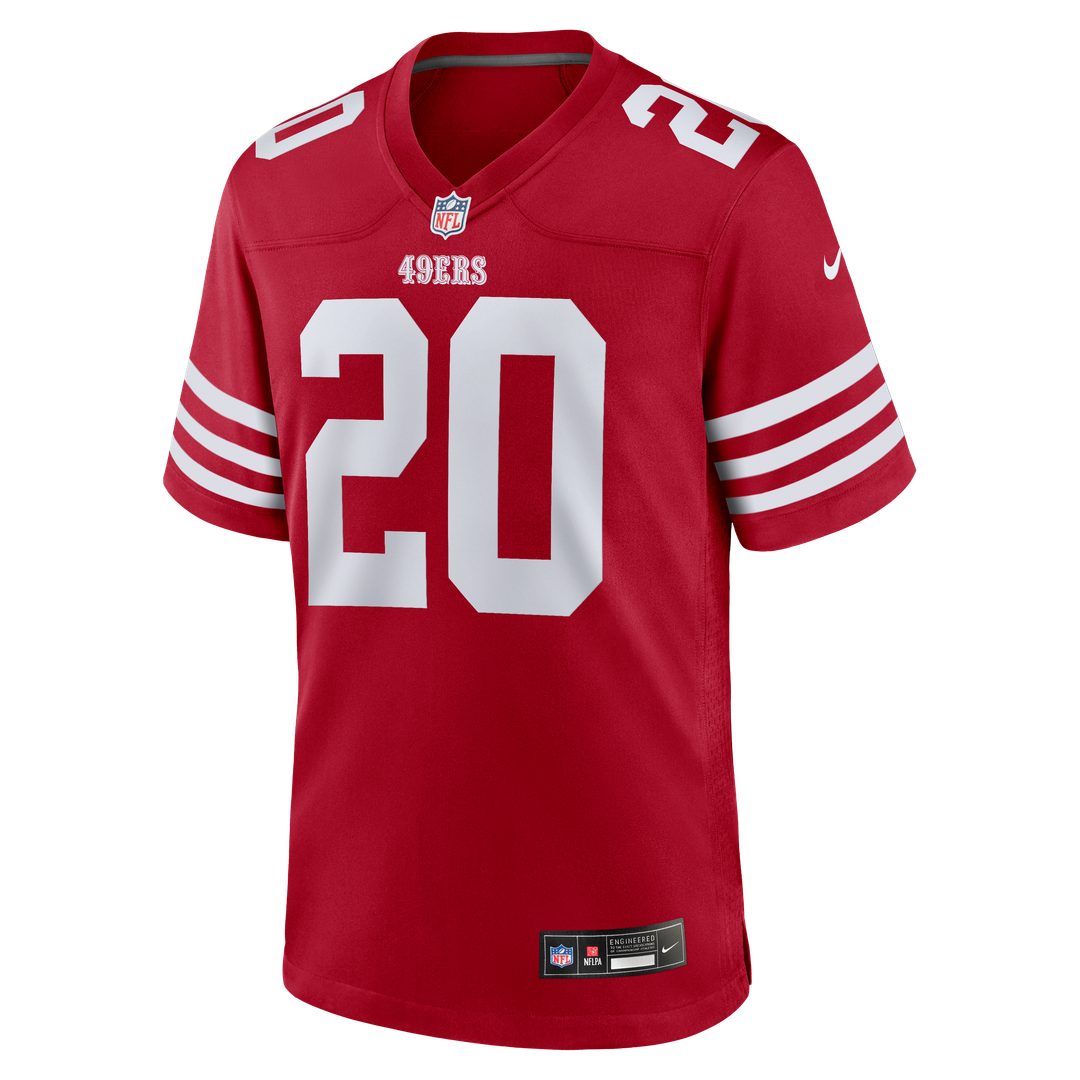Upton Stout San Francisco 49ers Scarlet Team Game Jersey