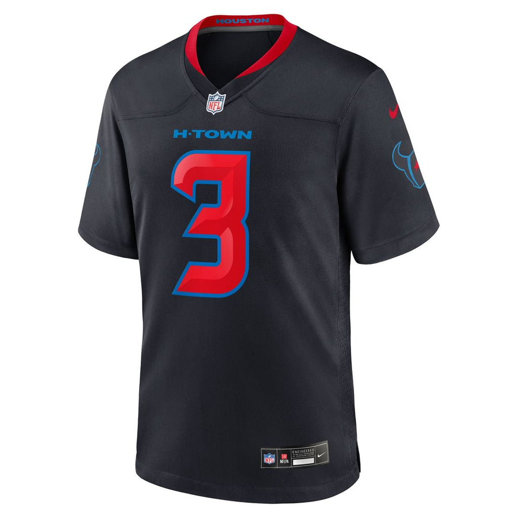 Tank Dell Houston Texans Navy 2nd Alternate Game Jersey