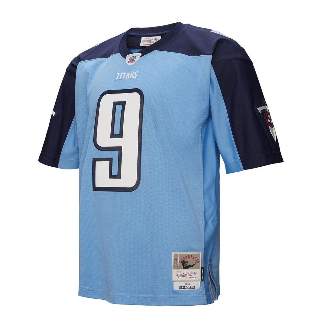 Steve McNair Tennessee Titans Light Blue 2003 Legacy Replica Jersey