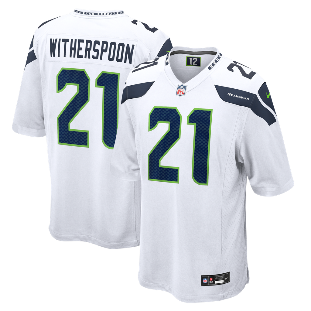 Devon Witherspoon Seattle Seahawks White Game Jersey