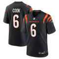 Bryan Cook Cincinnati Bengals Black Team Game Jersey