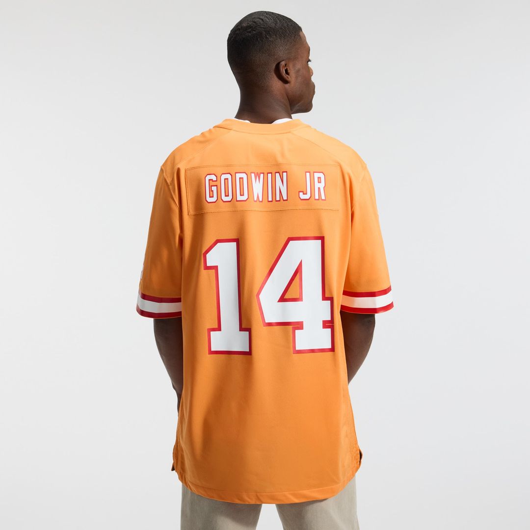 Chris Godwin Jr. Tampa Bay Buccaneers Orange Alternate Game Player Jersey