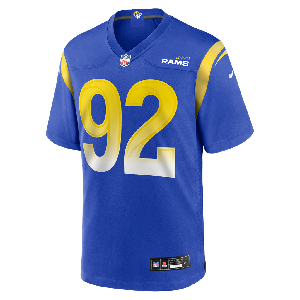 Harrison Mevis Los Angeles Rams Royal Team Game Jersey