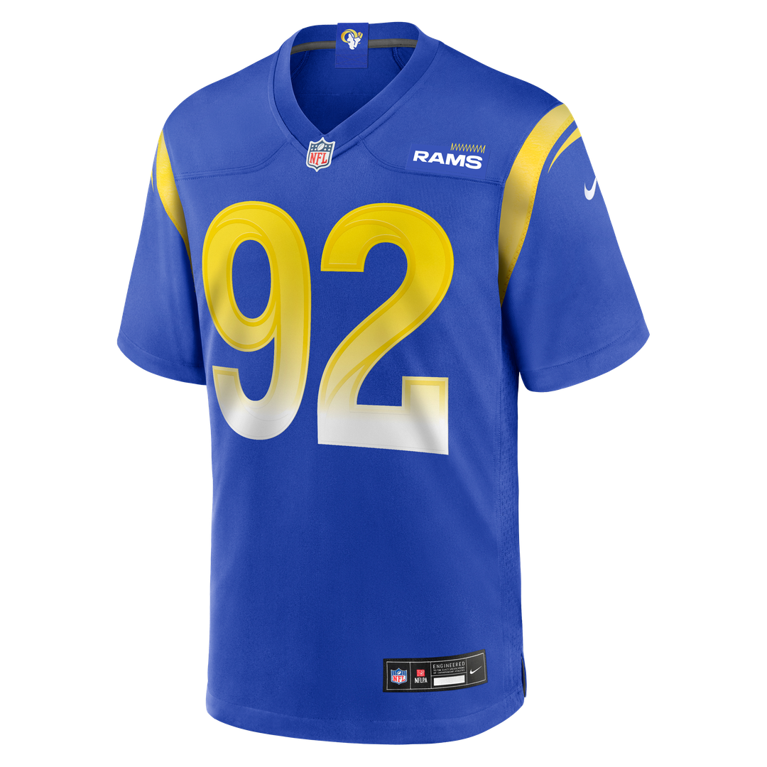 Harrison Mevis Los Angeles Rams Royal Team Game Jersey