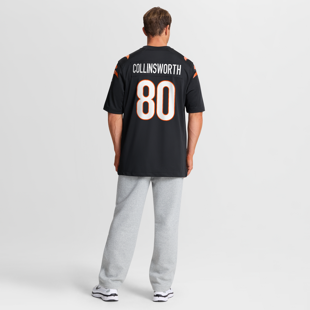 Cris Collinsworth Cincinnati Bengals Black Team Retired Player Game Jersey