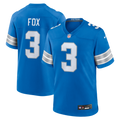 Jack Fox Detroit Lions Blue Team Game Jersey