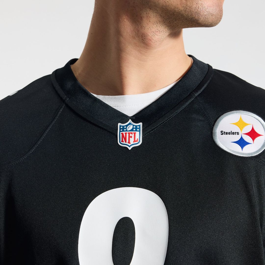 Aaron Rodgers Pittsburgh Steelers Gold Alternate 1933 Throwback Game Jersey