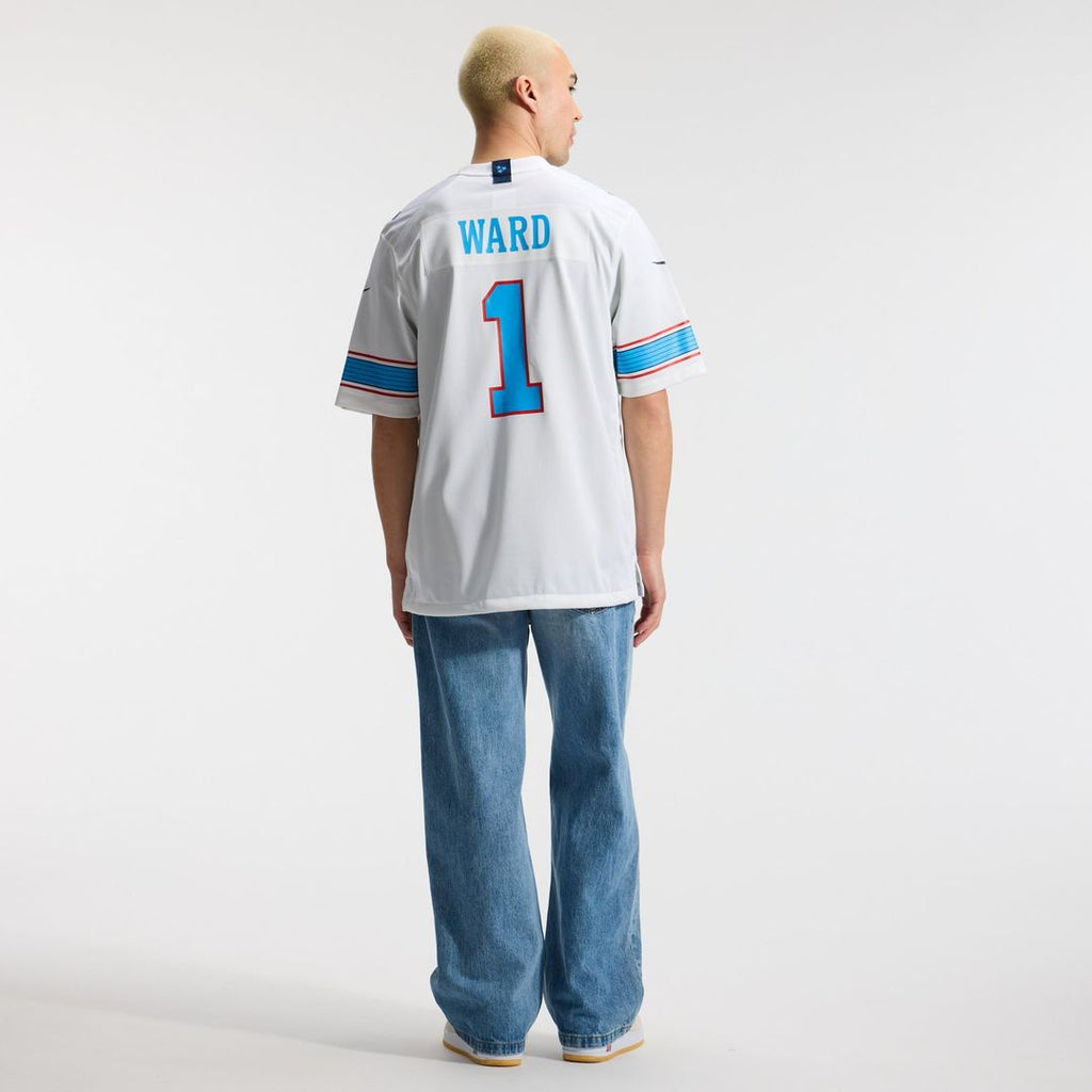 Cameron Ward Tennessee Titans Light Blue Game Jersey