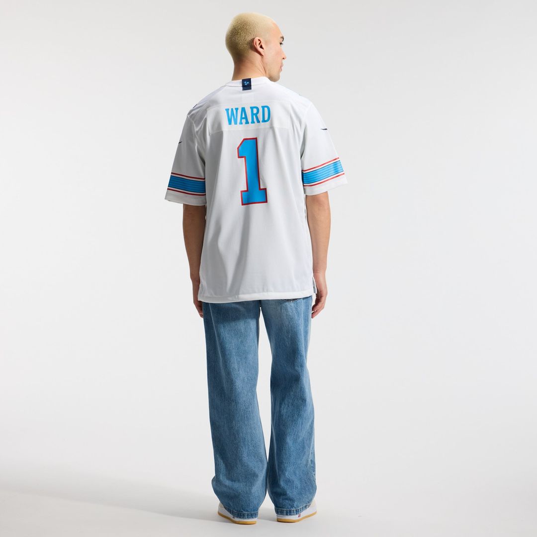 Cameron Ward Tennessee Titans Light Blue Game Jersey