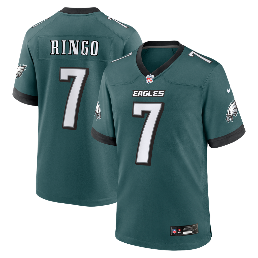 Kelee Ringo Philadelphia Eagles Midnight Green Team Game Jersey