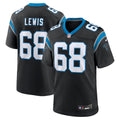 Damien Lewis Carolina Panthers Black Game Jersey