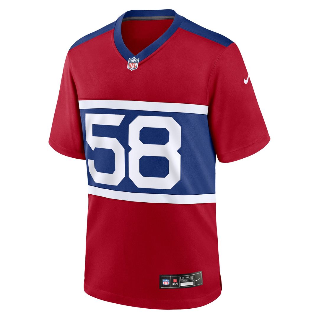 Bobby Okereke New York Giants Century Red Alternate Player Game Jersey