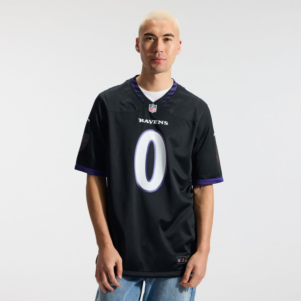Roquan Smith Baltimore Ravens Black Alternate Game Jersey