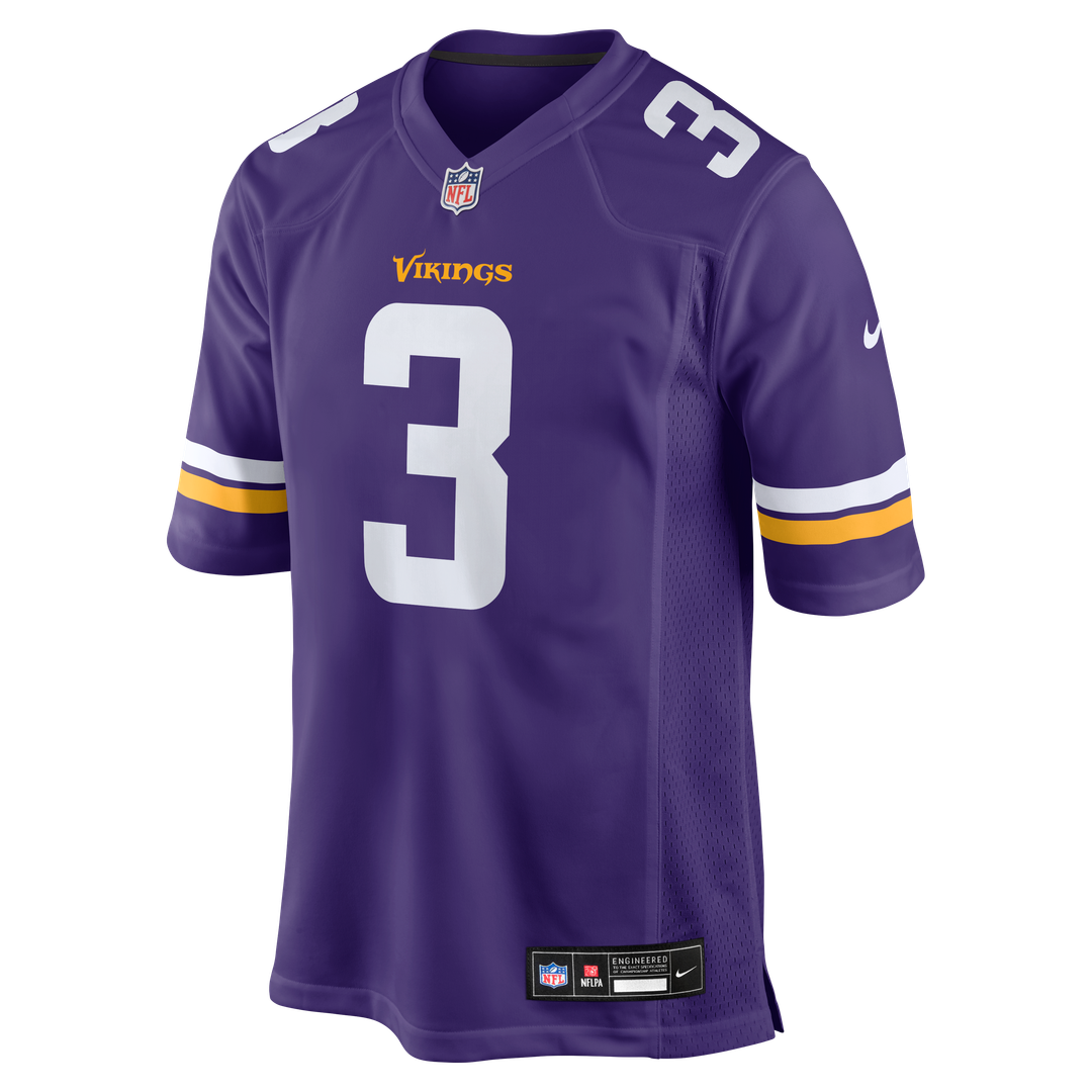Jordan Addison Minnesota Vikings White Alternate Game Player Jersey