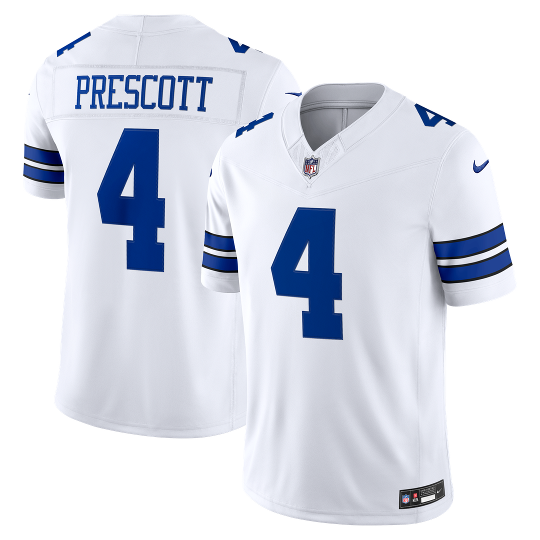 Dak Prescott Dallas Cowboys White Vapor F.U.S.E. Stitched Limited Jersey