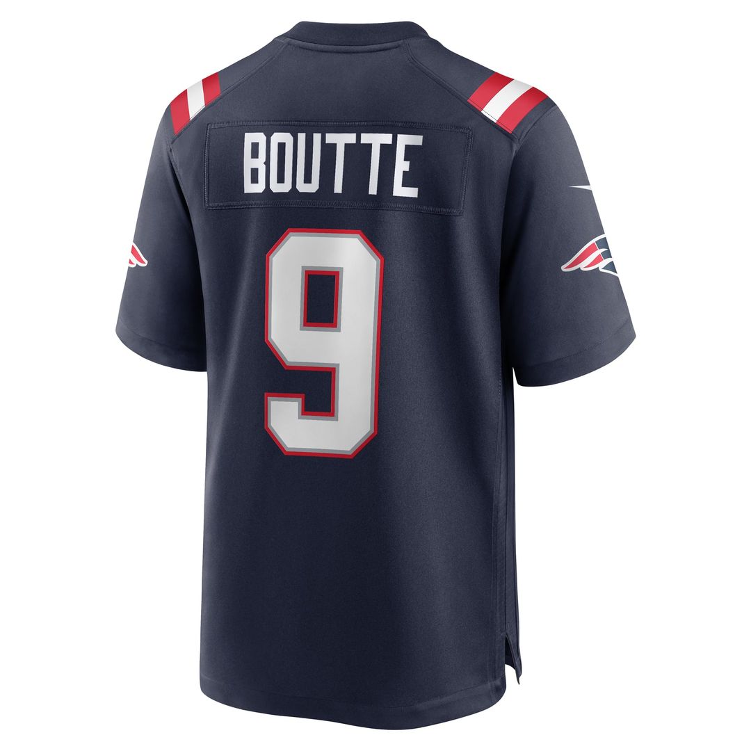 Kayshon Boutte New England Patriots Navy Game Jersey