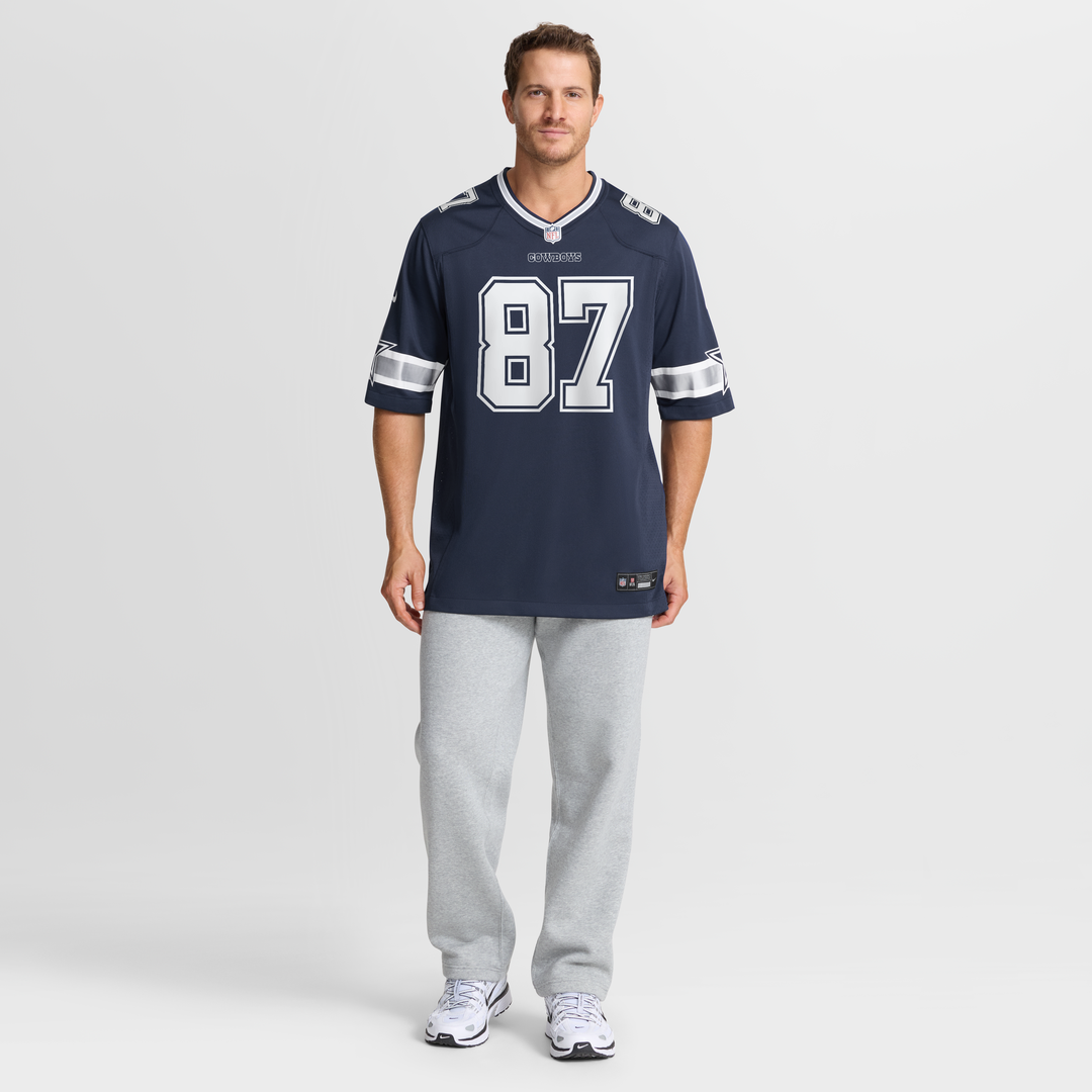 Jake Ferguson Dallas Cowboys Navy Team Game Jersey