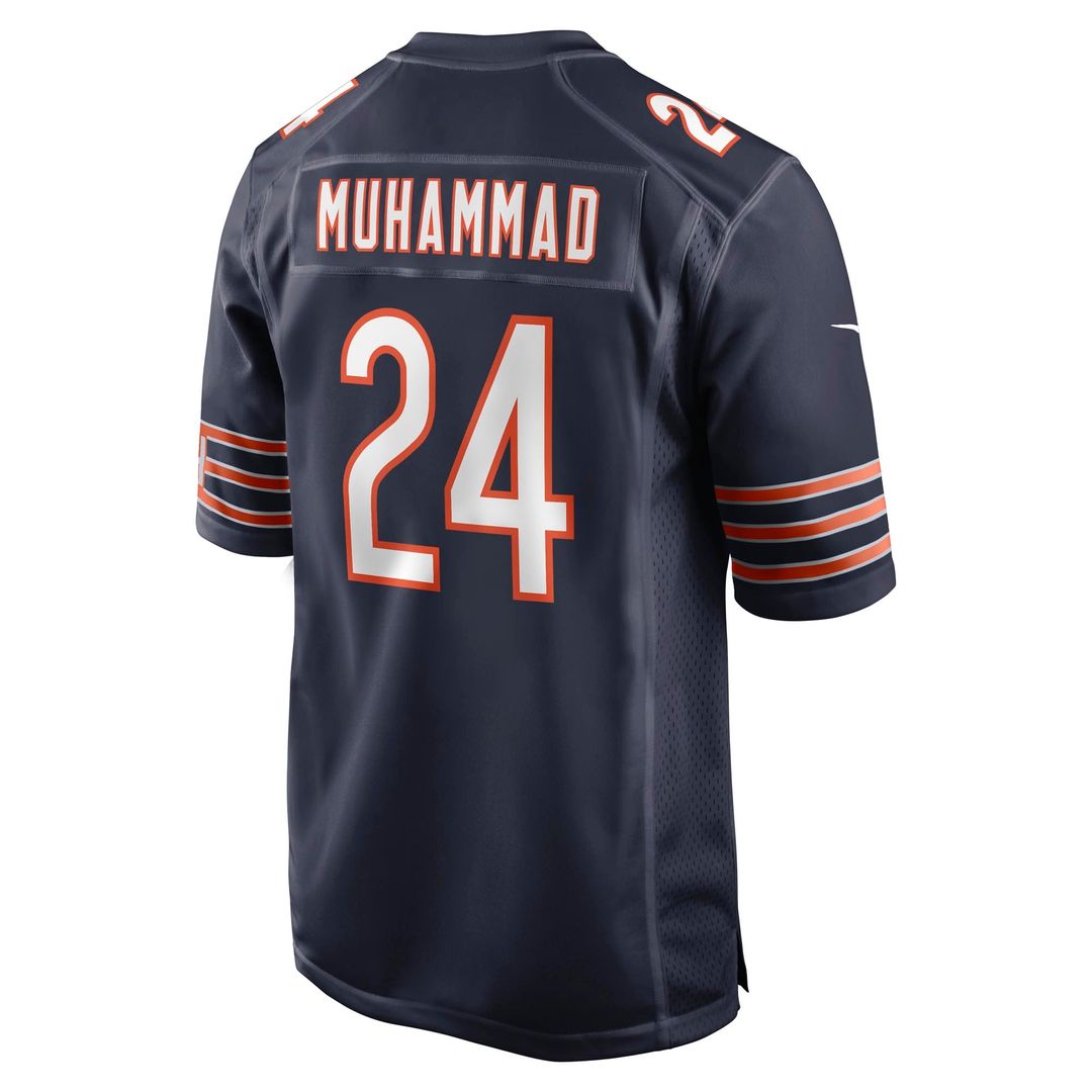 Malik Muhammad Chicago Bears Navy Team Game Jersey