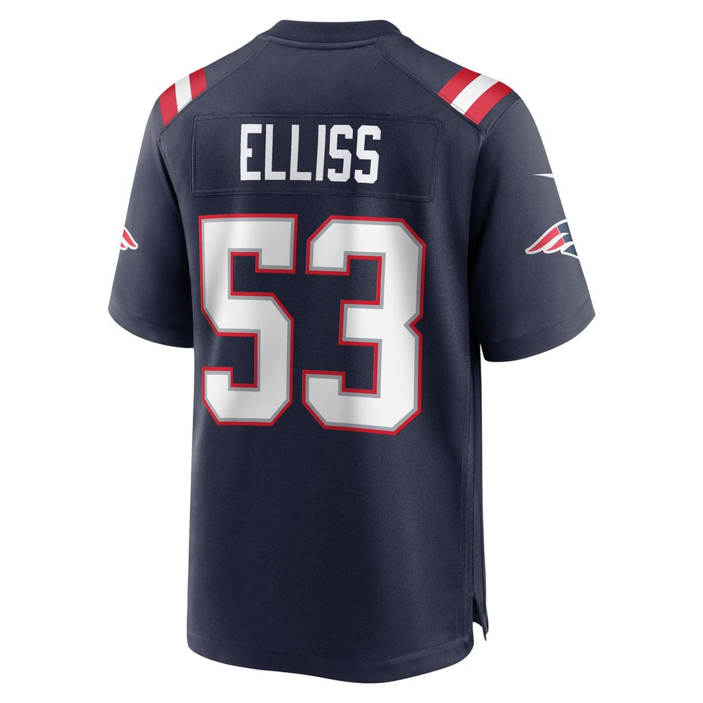 Christian Elliss New England Patriots Navy Game Jersey