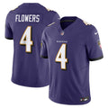 Zay Flowers Baltimore Ravens Purple Vapor F.U.S.E. Limited Jersey