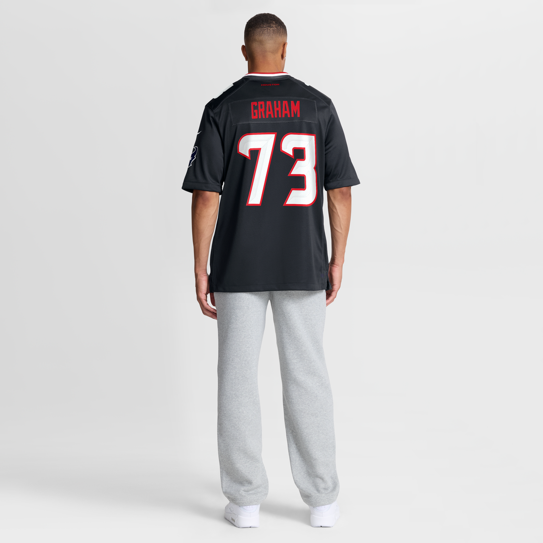 Derrick Graham Houston Texans Navy Team Game Jersey