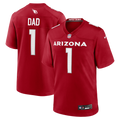 Arizona Cardinals Number 1 Dad Cardinal Game Jersey