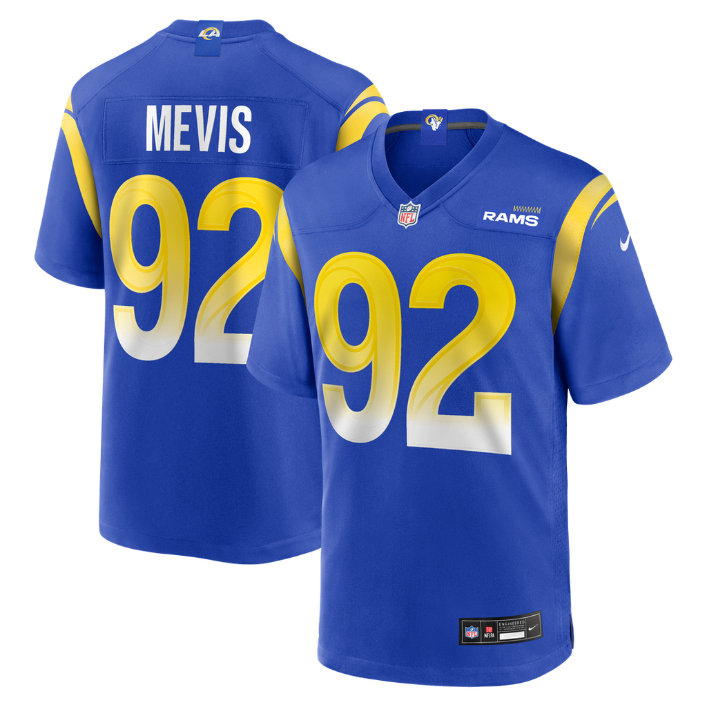 Harrison Mevis Los Angeles Rams Royal Team Game Jersey