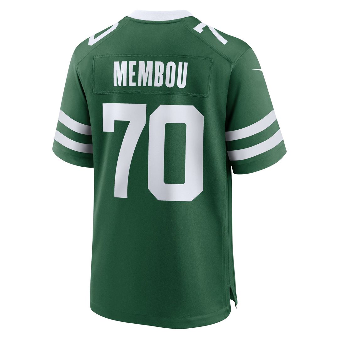 Armand Membou New York Jets Green Team Game Jersey