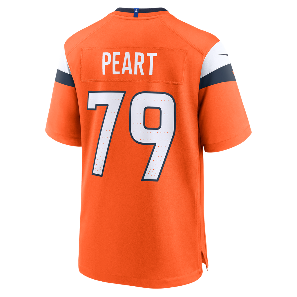 Matt Peart Denver Broncos Orange Team Game Jersey