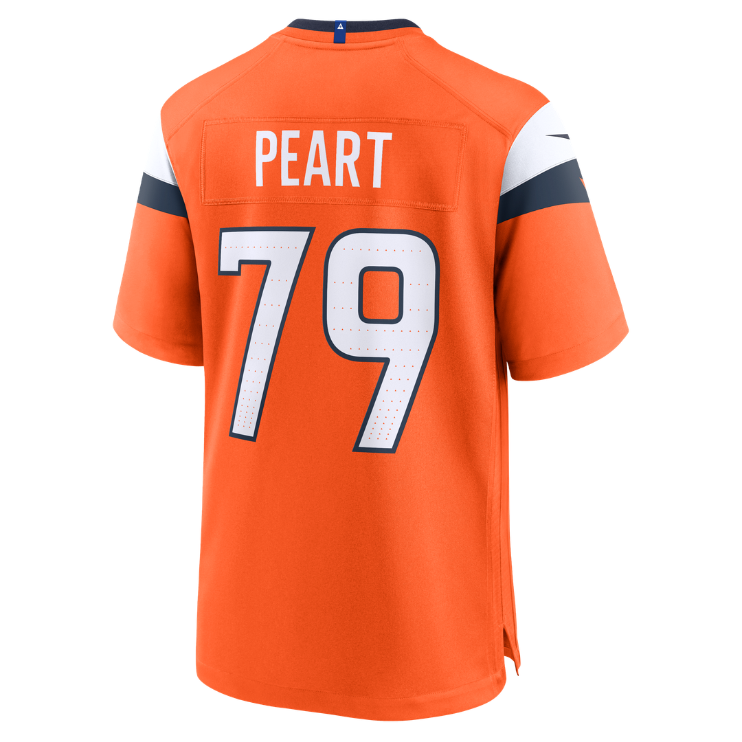 Matt Peart Denver Broncos Orange Team Game Jersey