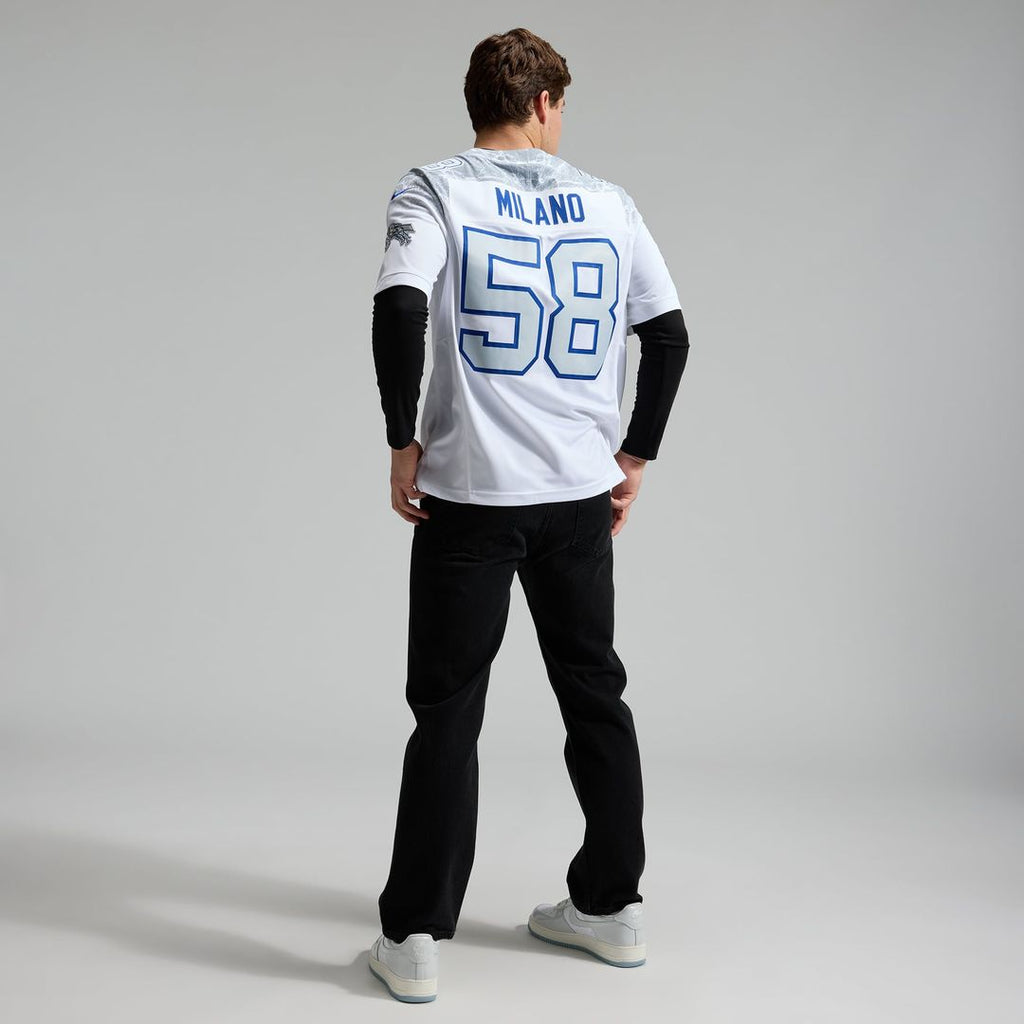 Matt Milano Buffalo Bills White Rivalries Collection Stitched Limited Jersey
