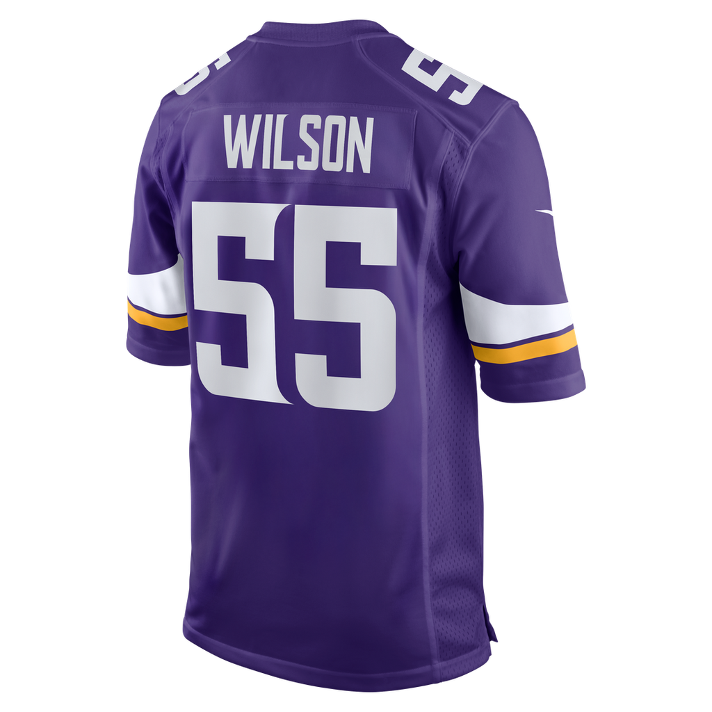 Eric Wilson Minnesota Vikings Purple Team Game Jersey