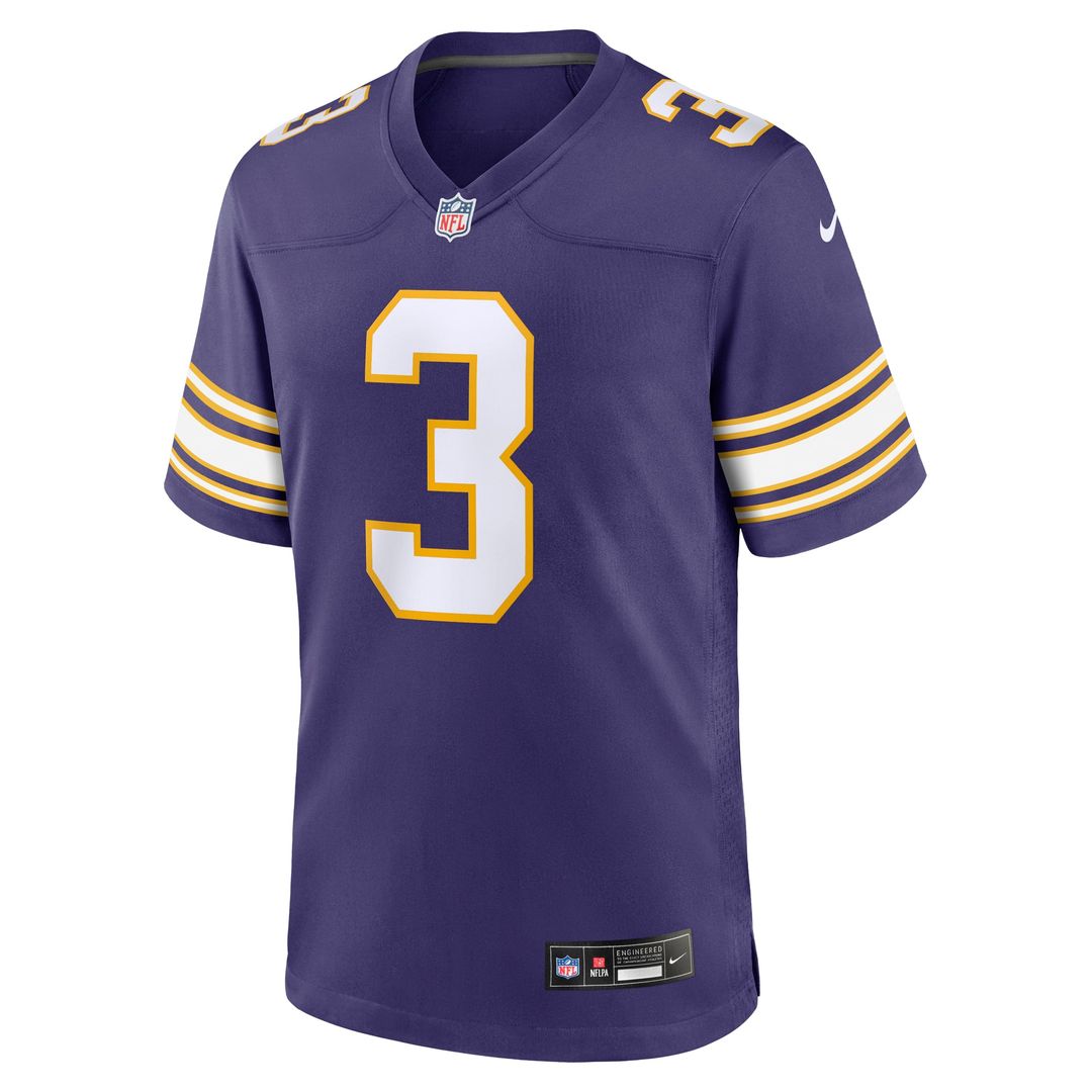 Jordan Addison Minnesota Vikings Purple Alternate Game Jersey