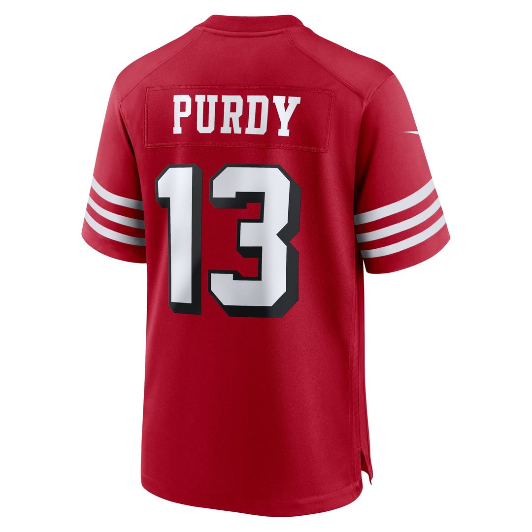 Brock Purdy San Francisco 49ers Scarlet Alternate Game Player Jersey