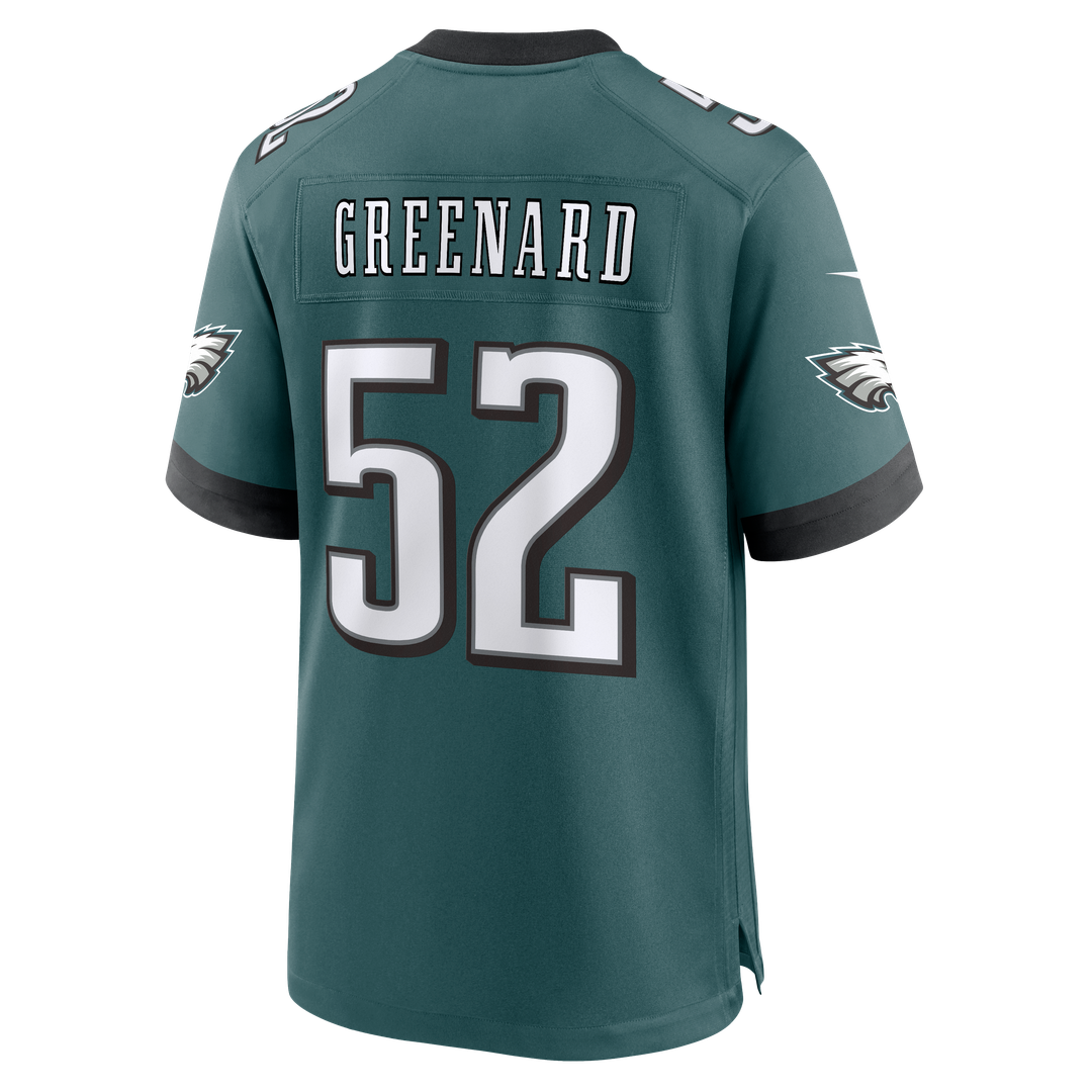Jonathan Greenard Philadelphia Eagles Midnight Green Team Game Jersey