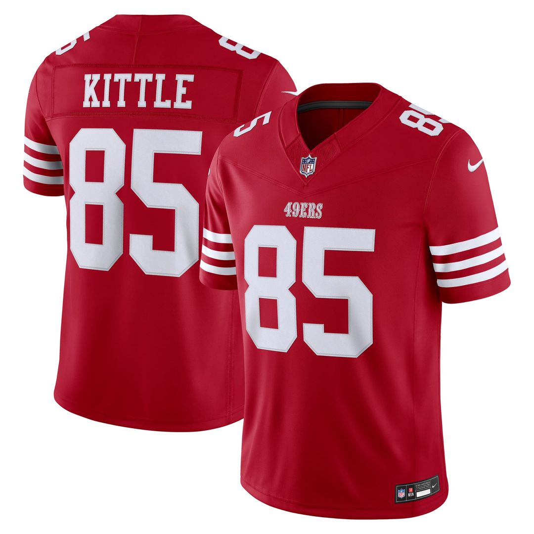 George Kittle San Francisco 49ers White Alternate Vapor F.U.S.E. Stitched Limited Jersey