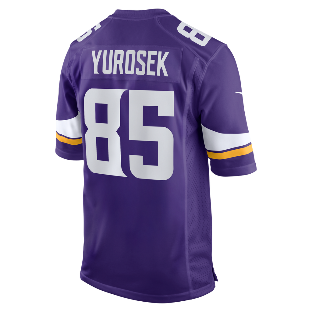 Ben Yurosek Minnesota Vikings Purple Team Game Jersey