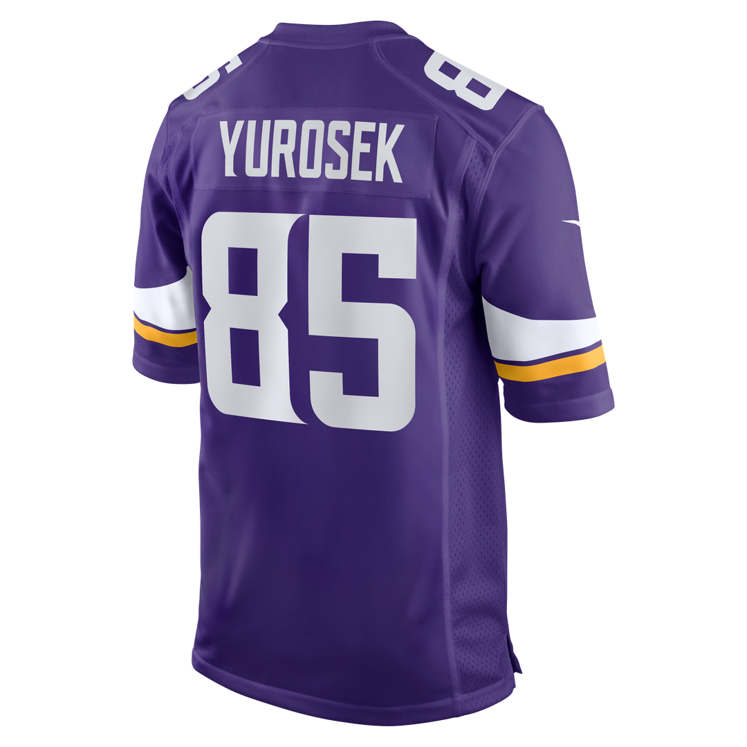 Ben Yurosek Minnesota Vikings Purple Team Game Jersey