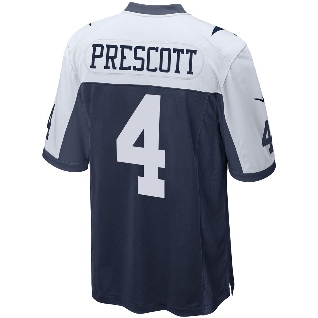 Dak Prescott Dallas Cowboys White Alternate Game Team Jersey