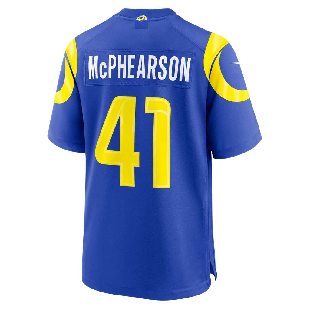 Zech McPhearson Los Angeles Rams Royal Team Game Jersey