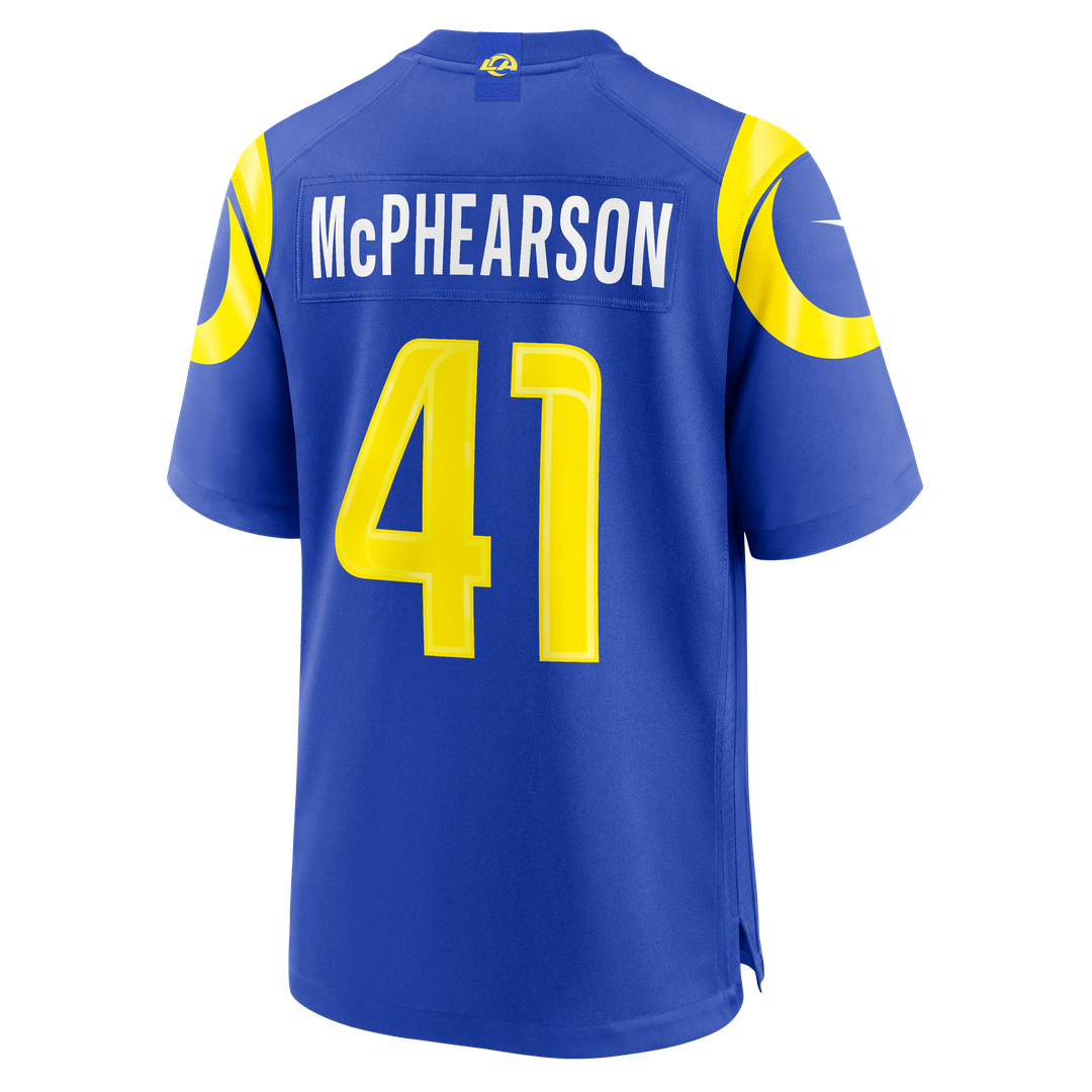 Zech McPhearson Los Angeles Rams Royal Team Game Jersey