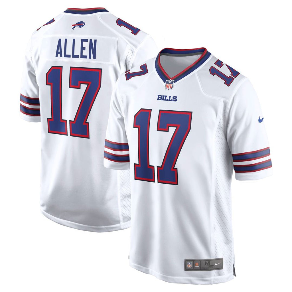 Josh Allen Buffalo Bills White White Game Player Jersey