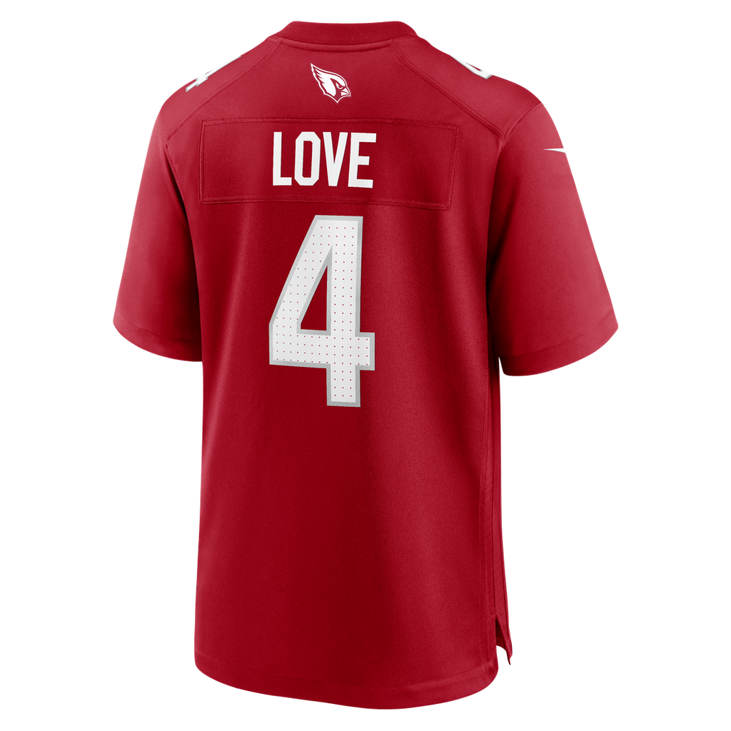 Jeremiyah Love Arizona Cardinals Black Alternate Game Player Jersey