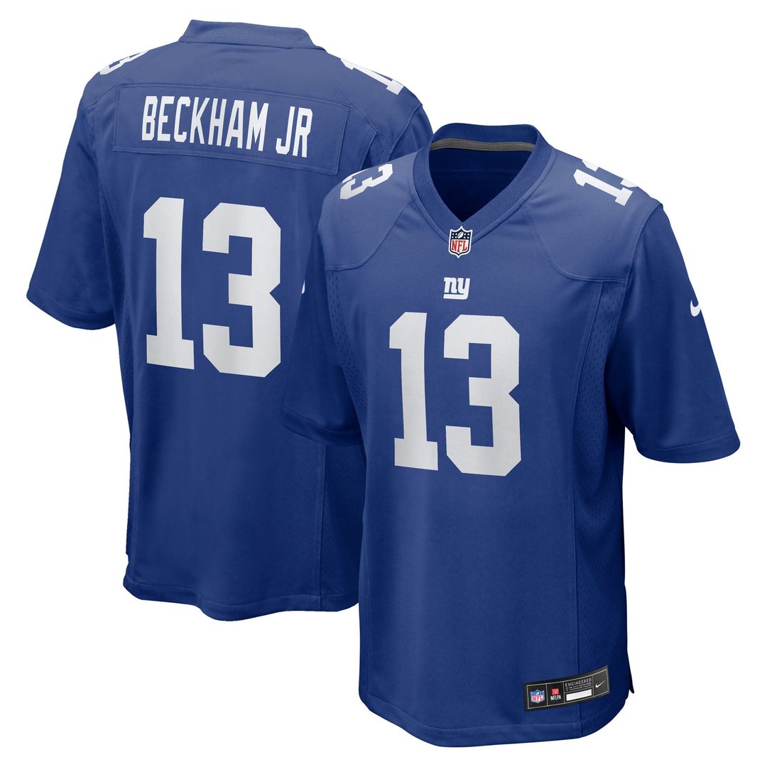 Odell Beckham Jr. New York Giants Royal Team Game Jersey