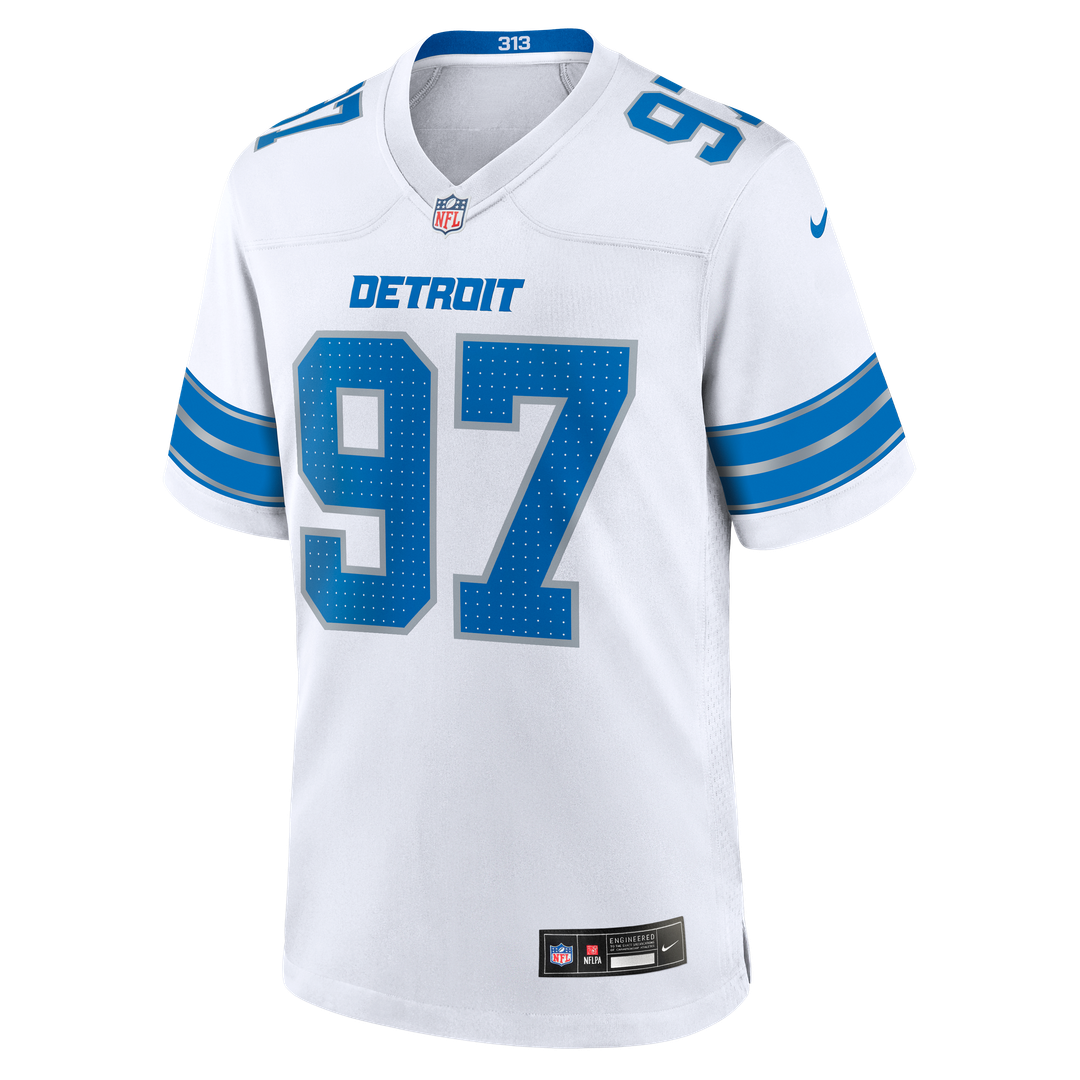 Aidan Hutchinson Detroit Lions Blue Game Jersey