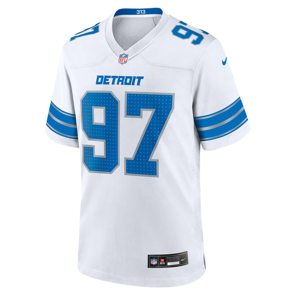 Aidan Hutchinson Detroit Lions Black 2nd Alternate Game Jersey